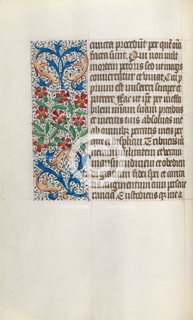 Book of Hours (Use of Rouen): fol. 24v, c. 1470. Creator: Master of the Geneva Latini (French, active Rouen, 1460-80).