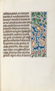 Book of Hours (Use of Rouen): fol. 25r, c. 1470. Creator: Master of the Geneva Latini (French, active Rouen, 1460-80)