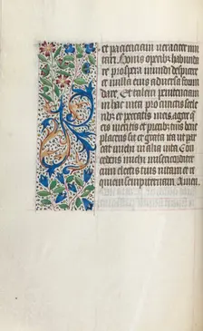 Book of Hours (Use of Rouen): fol. 26v, c. 1470. Creator: Master of the Geneva Latini (French, active Rouen, 1460-80)