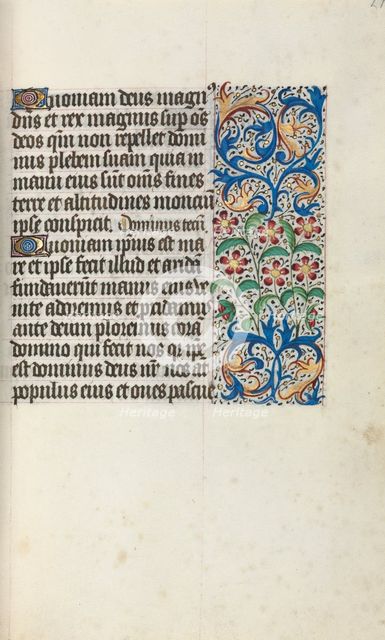 Book of Hours (Use of Rouen): fol. 29r, c. 1470. Creator: Master of the Geneva Latini (French, active Rouen, 1460-80).