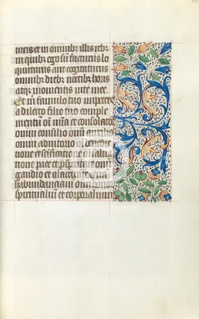 Book of Hours (Use of Rouen): fol. 21r, c. 1470. Creator: Master of the Geneva Latini (French, active Rouen, 1460-80).