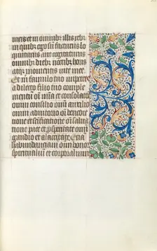 Book of Hours (Use of Rouen): fol. 21r, c. 1470. Creator: Master of the Geneva Latini (French, active Rouen, 1460-80)