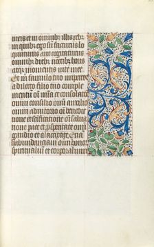 Book of Hours (Use of Rouen): fol. 21r, c. 1470. Creator: Master of the Geneva Latini (French, active Rouen, 1460-80)