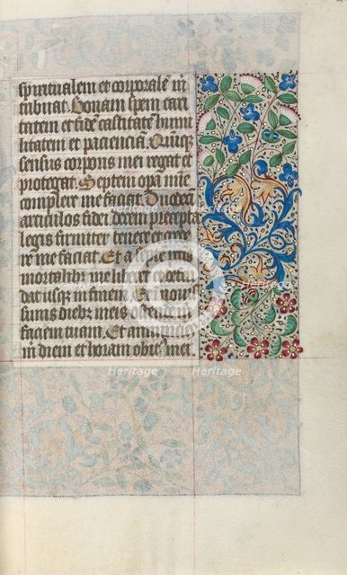 Book of Hours (Use of Rouen): fol. 22r, c. 1470. Creator: Master of the Geneva Latini (French, active Rouen, 1460-80).