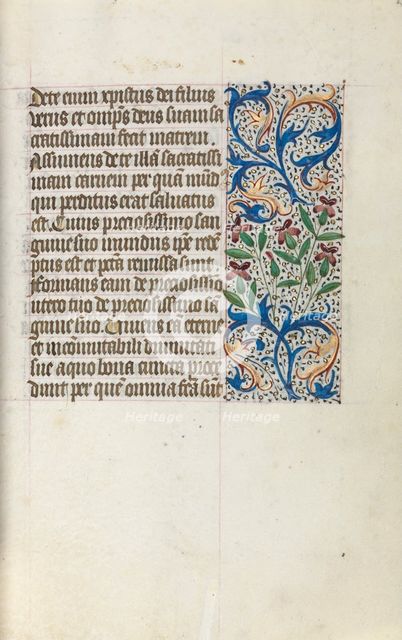 Book of Hours (Use of Rouen): fol. 23r, c. 1470. Creator: Master of the Geneva Latini (French, active Rouen, 1460-80).