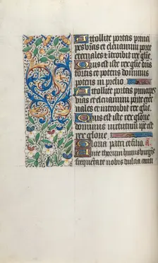 Book of Hours (Use of Rouen): fol. 34v, c. 1470. Creator: Master of the Geneva Latini (French, active Rouen, 1460-80)