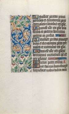 Book of Hours (Use of Rouen): fol. 34v, c. 1470. Creator: Master of the Geneva Latini (French, active Rouen, 1460-80)