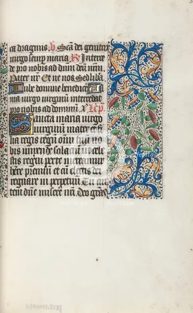 Book of Hours (Use of Rouen): fol. 35r, c. 1470. Creator: Master of the Geneva Latini (French, active Rouen, 1460-80).