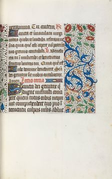 Book of Hours (Use of Rouen): fol. 36r, c. 1470. Creator: Master of the Geneva Latini (French, active Rouen, 1460-80)