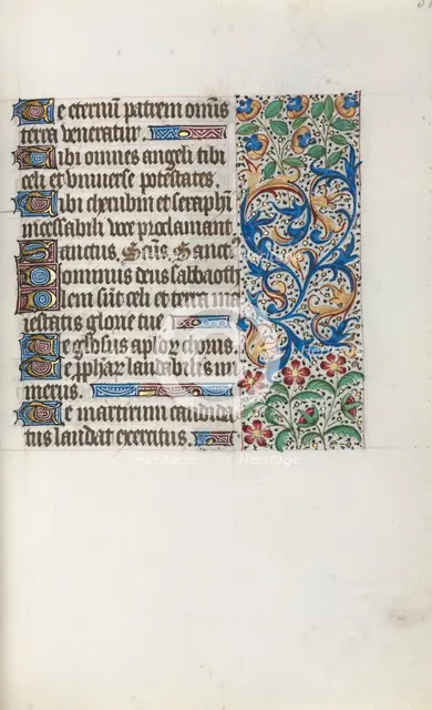 Book of Hours (Use of Rouen): fol. 37r, c. 1470. Creator: Master of the Geneva Latini (French, active Rouen, 1460-80).