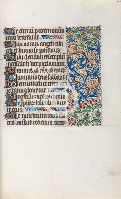 Book of Hours (Use of Rouen): fol. 37r, c. 1470. Creator: Master of the Geneva Latini (French, active Rouen, 1460-80).