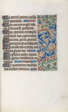 Book of Hours (Use of Rouen): fol. 37r, c. 1470. Creator: Master of the Geneva Latini (French, active Rouen, 1460-80)