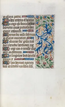 Book of Hours (Use of Rouen): fol. 38v, c. 1470. Creator: Master of the Geneva Latini (French, active Rouen, 1460-80)