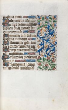 Book of Hours (Use of Rouen): fol. 38v, c. 1470. Creator: Master of the Geneva Latini (French, active Rouen, 1460-80)