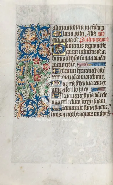 Book of Hours (Use of Rouen): fol. 39b, c. 1470. Creator: Master of the Geneva Latini (French, active Rouen, 1460-80).