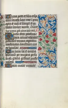 Book of Hours (Use of Rouen): fol. 30r, c. 1470. Creator: Master of the Geneva Latini (French, active Rouen, 1460-80)
