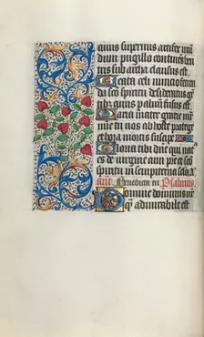 Book of Hours (Use of Rouen): fol. 30v, c. 1470. Creator: Master of the Geneva Latini (French, active Rouen, 1460-80)