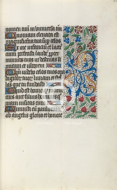 Book of Hours (Use of Rouen): fol. 31r, c. 1470. Creator: Master of the Geneva Latini (French, active Rouen, 1460-80).