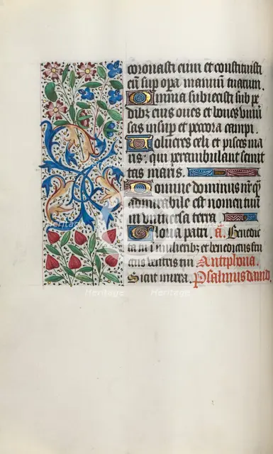 Book of Hours (Use of Rouen): fol. 31v, c. 1470. Creator: Master of the Geneva Latini (French, active Rouen, 1460-80).