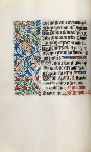 Book of Hours (Use of Rouen): fol. 31v, c. 1470. Creator: Master of the Geneva Latini (French, active Rouen, 1460-80).