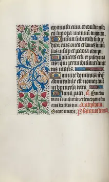 Book of Hours (Use of Rouen): fol. 31v, c. 1470. Creator: Master of the Geneva Latini (French, active Rouen, 1460-80)