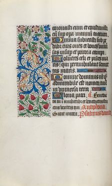 Book of Hours (Use of Rouen): fol. 31v, c. 1470. Creator: Master of the Geneva Latini (French, active Rouen, 1460-80)