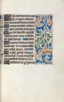Book of Hours (Use of Rouen): fol. 32r, c. 1470. Creator: Master of the Geneva Latini (French, active Rouen, 1460-80)
