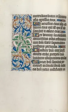Book of Hours (Use of Rouen): fol. 32v, c. 1470. Creator: Master of the Geneva Latini (French, active Rouen, 1460-80)