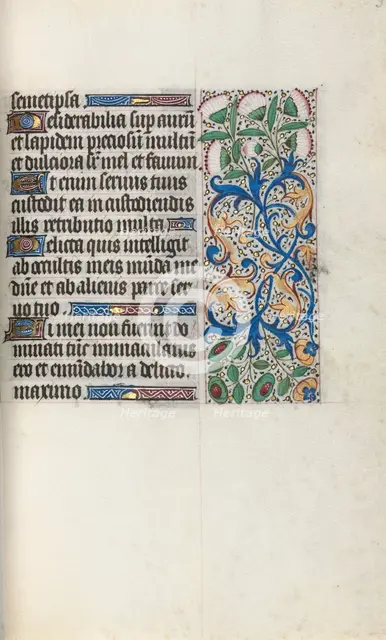 Book of Hours (Use of Rouen): fol. 33r, c. 1470. Creator: Master of the Geneva Latini (French, active Rouen, 1460-80).