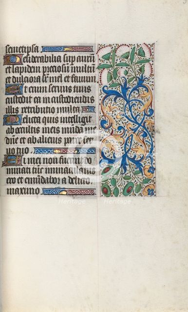 Book of Hours (Use of Rouen): fol. 33r, c. 1470. Creator: Master of the Geneva Latini (French, active Rouen, 1460-80).