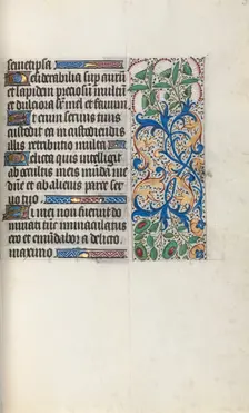 Book of Hours (Use of Rouen): fol. 33r, c. 1470. Creator: Master of the Geneva Latini (French, active Rouen, 1460-80)