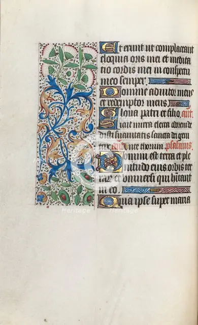 Book of Hours (Use of Rouen): fol. 33v, c. 1470. Creator: Master of the Geneva Latini (French, active Rouen, 1460-80).