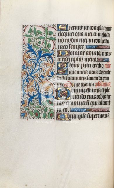 Book of Hours (Use of Rouen): fol. 33v, c. 1470. Creator: Master of the Geneva Latini (French, active Rouen, 1460-80).