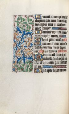 Book of Hours (Use of Rouen): fol. 33v, c. 1470. Creator: Master of the Geneva Latini (French, active Rouen, 1460-80)