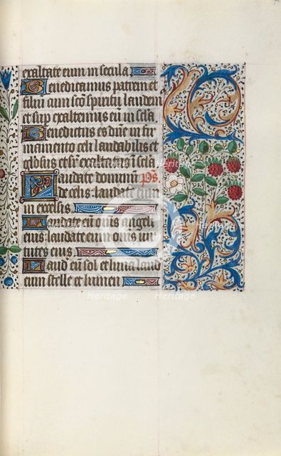 Book of Hours (Use of Rouen): fol. 44r, c. 1470. Creator: Master of the Geneva Latini (French, active Rouen, 1460-80).