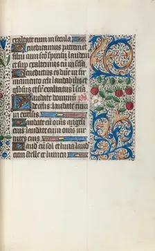 Book of Hours (Use of Rouen): fol. 44r, c. 1470. Creator: Master of the Geneva Latini (French, active Rouen, 1460-80)