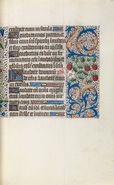 Book of Hours (Use of Rouen): fol. 44r, c. 1470. Creator: Master of the Geneva Latini (French, active Rouen, 1460-80)