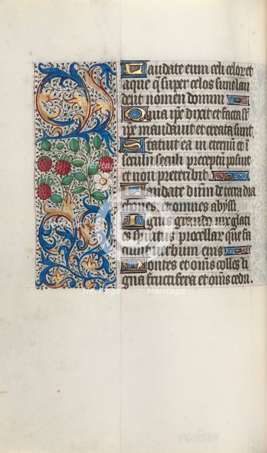 Book of Hours (Use of Rouen): fol. 44v, c. 1470. Creator: Master of the Geneva Latini (French, active Rouen, 1460-80).