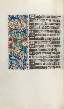 Book of Hours (Use of Rouen): fol. 44v, c. 1470. Creator: Master of the Geneva Latini (French, active Rouen, 1460-80)