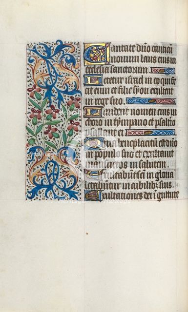 Book of Hours (Use of Rouen): fol. 45v, c. 1470. Creator: Master of the Geneva Latini (French, active Rouen, 1460-80).