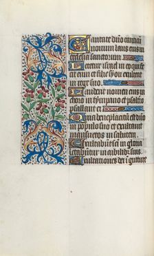 Book of Hours (Use of Rouen): fol. 45v, c. 1470. Creator: Master of the Geneva Latini (French, active Rouen, 1460-80)