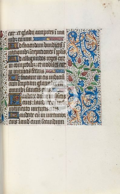 Book of Hours (Use of Rouen): fol. 46r, c. 1470. Creator: Master of the Geneva Latini (French, active Rouen, 1460-80).