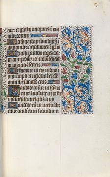 Book of Hours (Use of Rouen): fol. 46r, c. 1470. Creator: Master of the Geneva Latini (French, active Rouen, 1460-80)