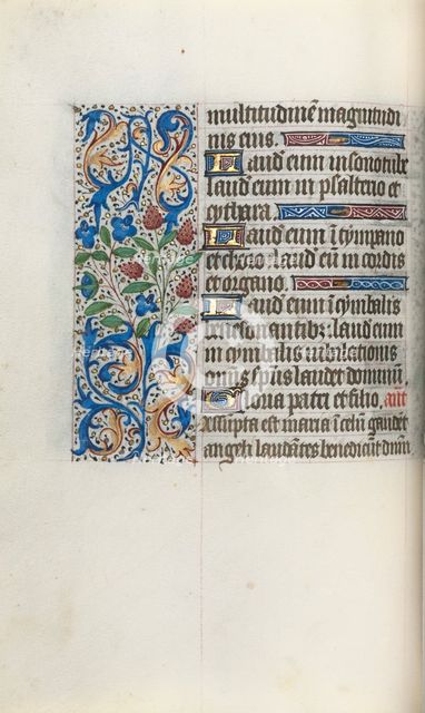 Book of Hours (Use of Rouen): fol. 46v, c. 1470. Creator: Master of the Geneva Latini (French, active Rouen, 1460-80).