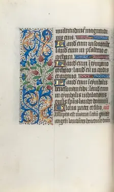 Book of Hours (Use of Rouen): fol. 46v, c. 1470. Creator: Master of the Geneva Latini (French, active Rouen, 1460-80)
