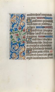 Book of Hours (Use of Rouen): fol. 46v, c. 1470. Creator: Master of the Geneva Latini (French, active Rouen, 1460-80)