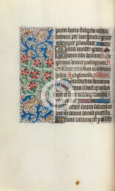 Book of Hours (Use of Rouen): fol. 47v, c. 1470. Creator: Master of the Geneva Latini (French, active Rouen, 1460-80).