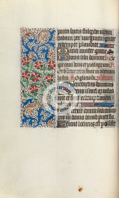 Book of Hours (Use of Rouen): fol. 47v, c. 1470. Creator: Master of the Geneva Latini (French, active Rouen, 1460-80).