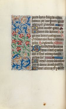 Book of Hours (Use of Rouen): fol. 47v, c. 1470. Creator: Master of the Geneva Latini (French, active Rouen, 1460-80)