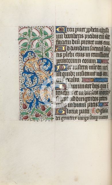 Book of Hours (Use of Rouen): fol. 48v, c. 1470. Creator: Master of the Geneva Latini (French, active Rouen, 1460-80).